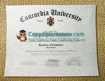 Concordia University Diploma