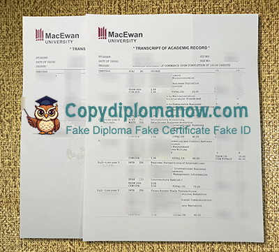 MacEwan University Transcript
