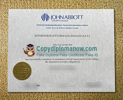 John Abbott College Diploma