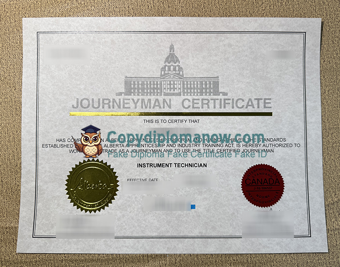 Journeyman Certificate