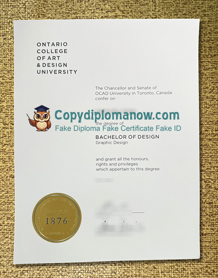 OCAD University Diploma