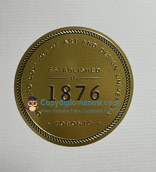 OCAD University Diploma seal