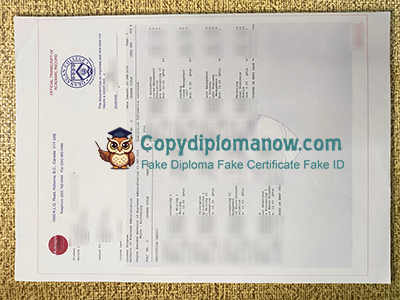 Okanagan College Transcript