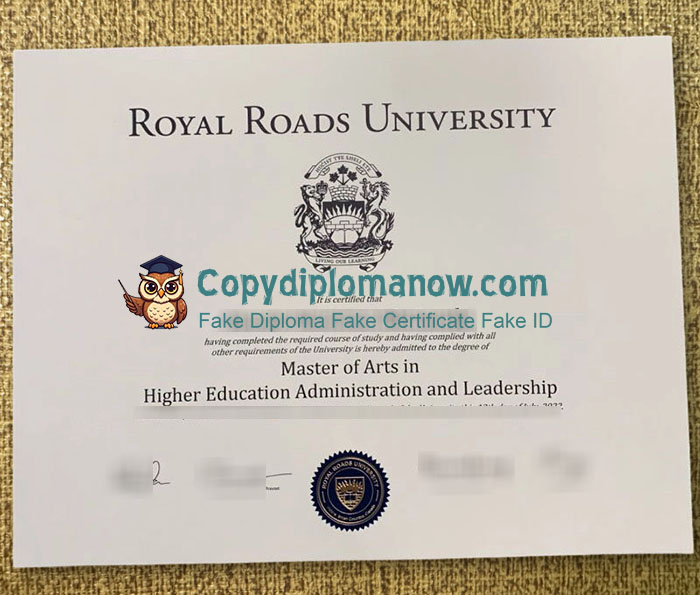 Royal Roads University Diploma, RRU Diploma