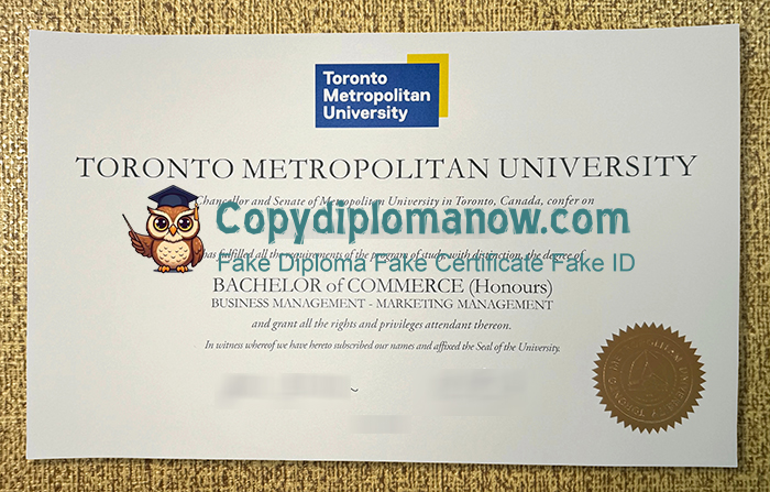Toronto Metropolitan University Diploma