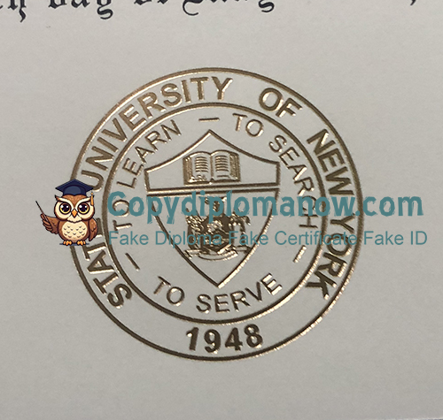 SUNY Binghamton Diploma seal