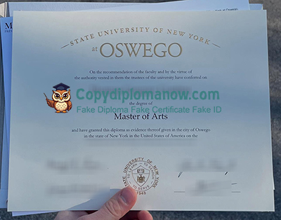 SUNY Oswego Diploma