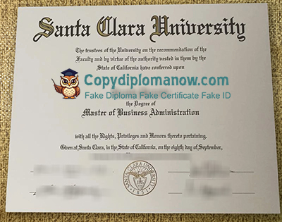 Santa Clara University Diploma