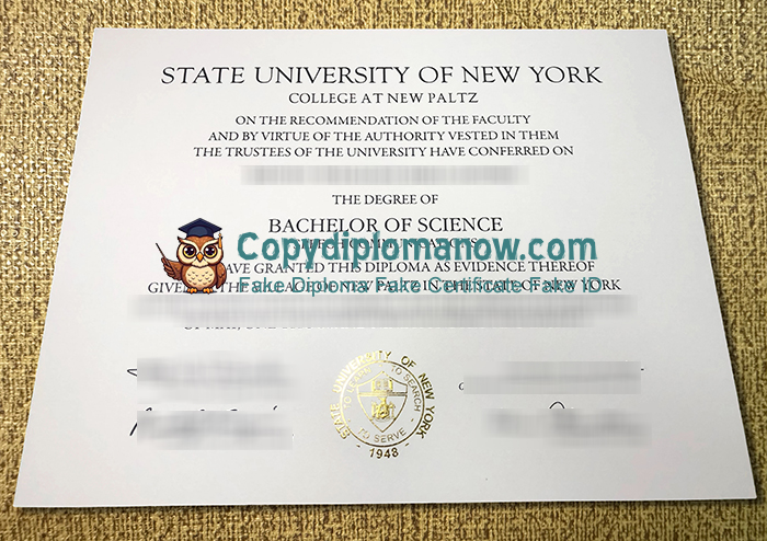 SUNY New Paltz Diploma