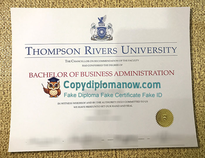 Thompson Rivers University Diploma, TRU Diploma