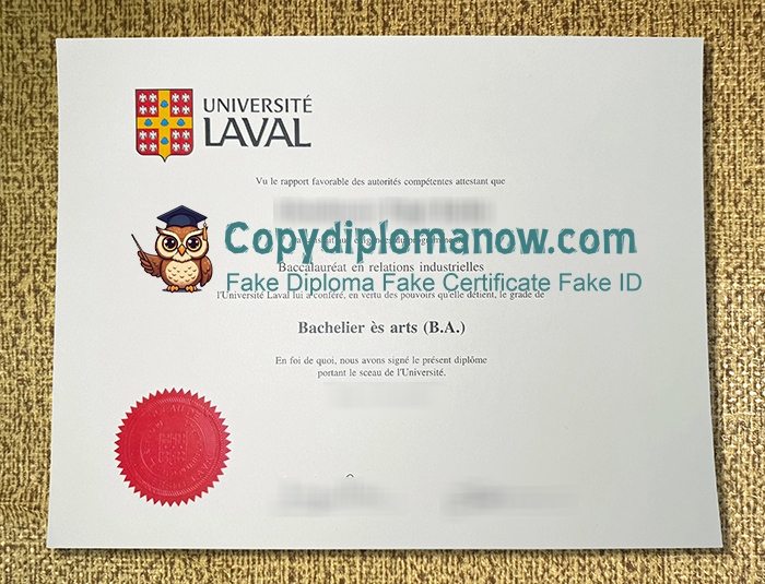 Université Laval Diploma