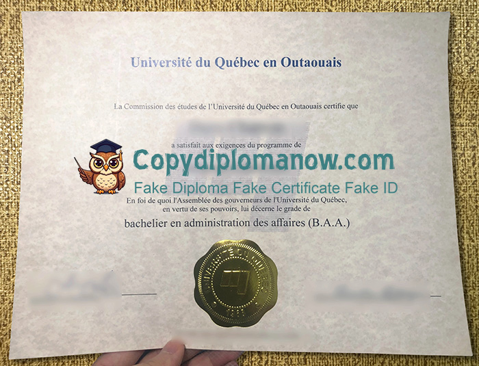 Université du Québec en Outaouais Diploma