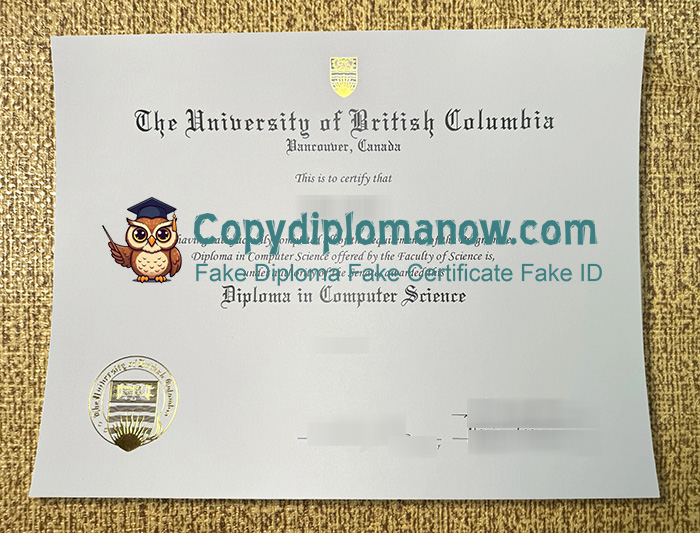 University of British Columbia Diploma, UBC Diploma