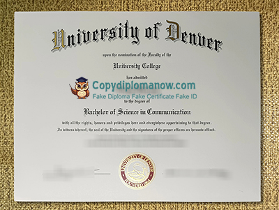 University of Denver Diploma