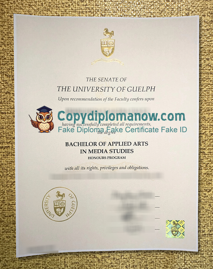 University of Guelph Diploma