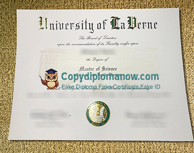 University of La Verne Diploma