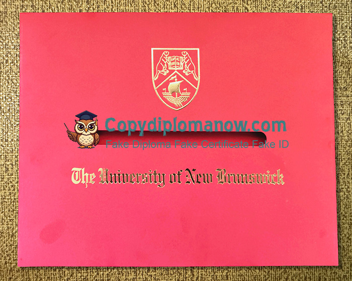 UNB Diploma Cover