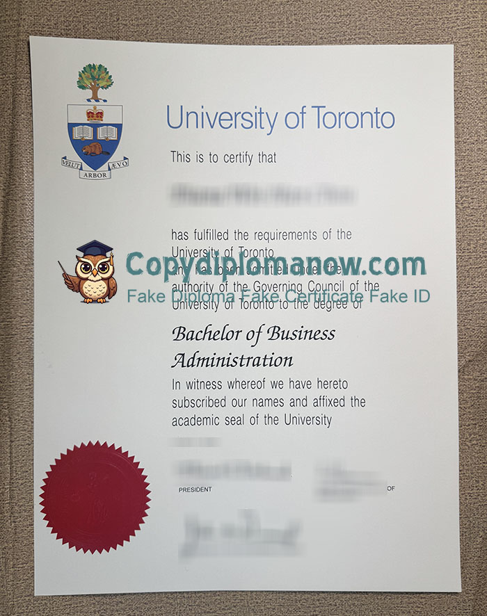 University of Toronto Diploma