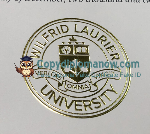 WLU Diploma seal