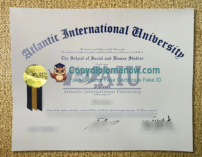 Atlantic International University Diploma, AIU Diploma