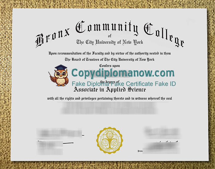 Bronx Community College Diploma