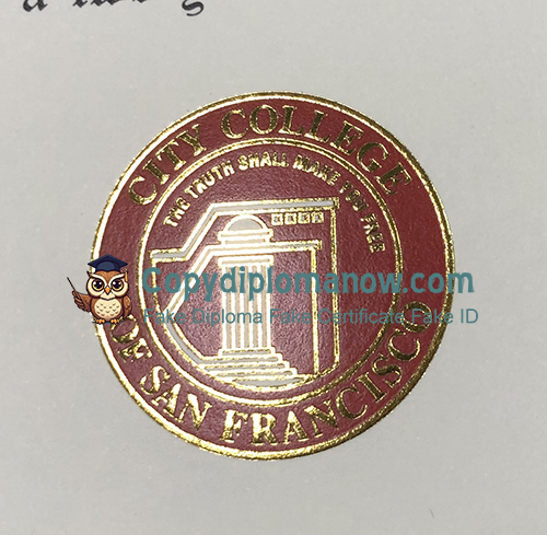CCSF Diploma seal