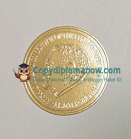 Baruch College Diploma seal