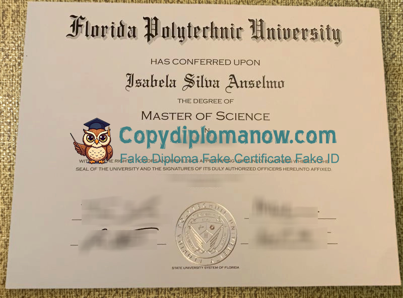 Florida Polytechnic University Diploma, Florida Poly Diploma