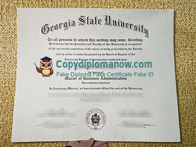 Georgia State University Diploma