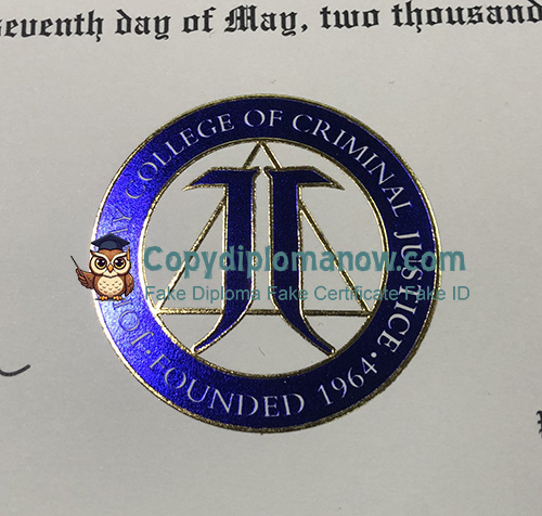 John Jay Diploma seal