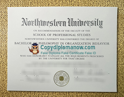 Northwestern University Diploma