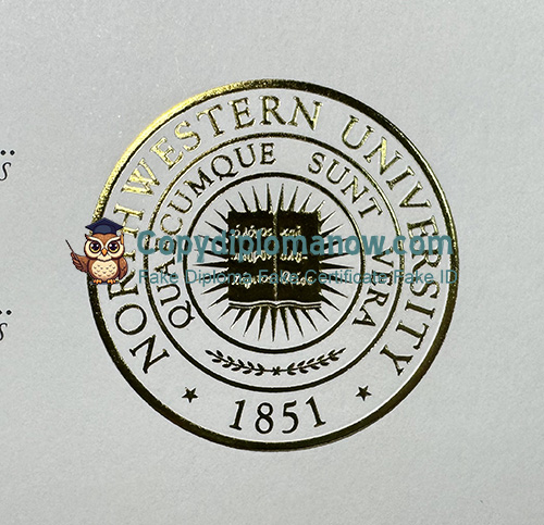 Northwestern University Diploma seal