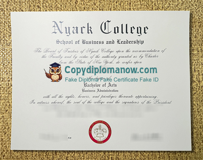 Nyack College Diploma