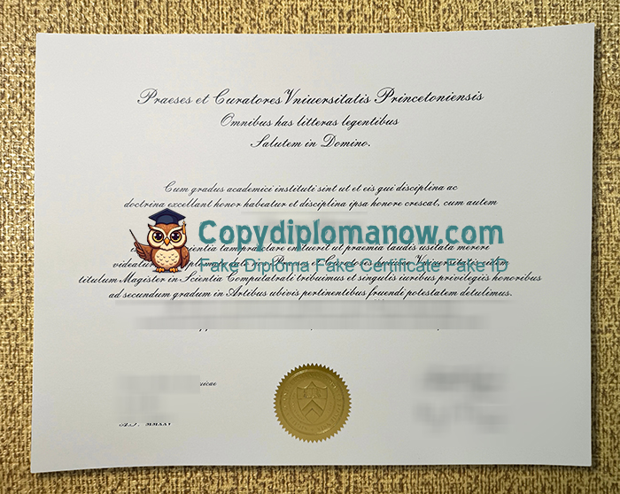 Princeton University Diploma