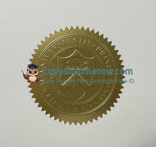 Princeton University Diploma seal
