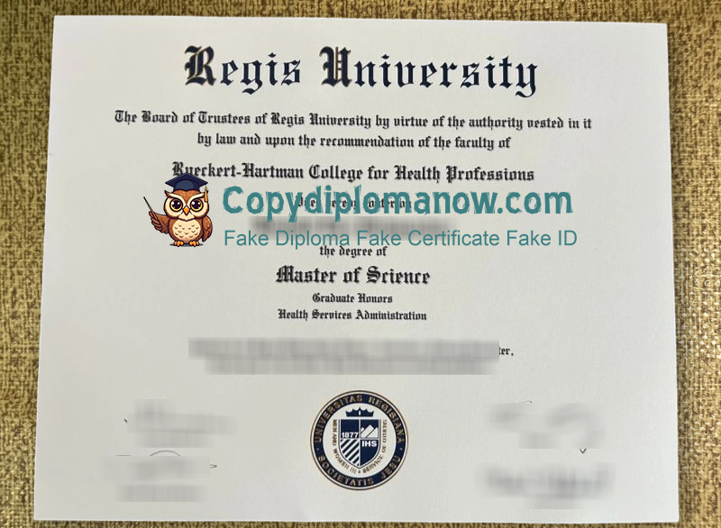 Regis University Diploma
