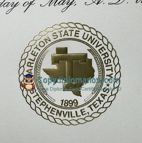Tarleton State University Diploma seal