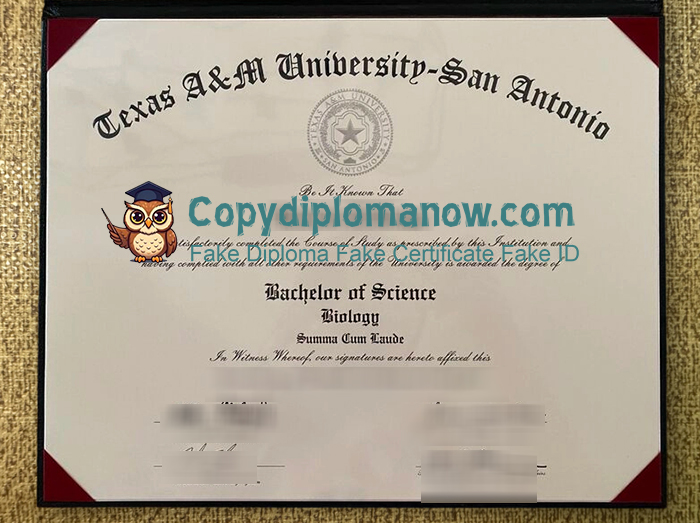 Texas A&M University–San Antonio Diploma