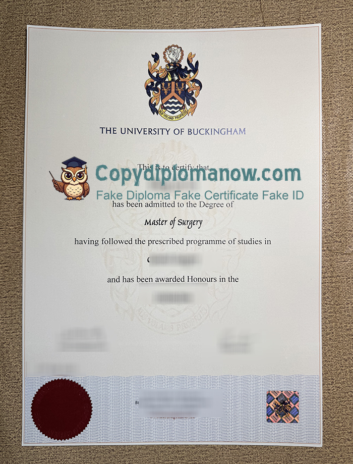 University of Buckingham Degree