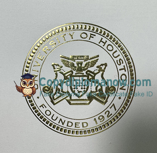 University of Houston Diploma seal