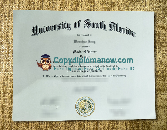 University of South Florida Diploma