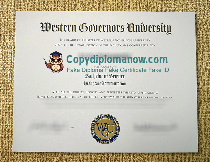 Western Governors University Diploma, WGU Diploma