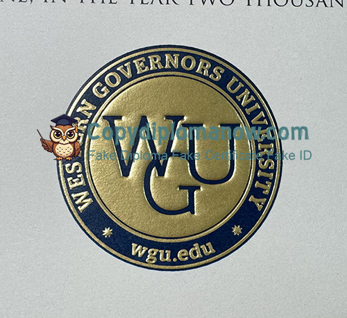 WGU Diploma seal