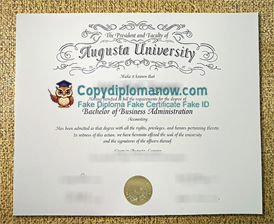 Augusta University Diploma