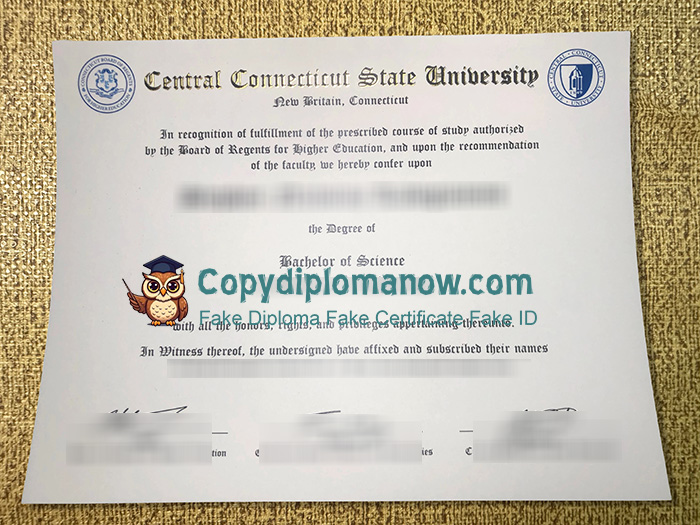 Central Connecticut State University Diploma, CCSU Diploma