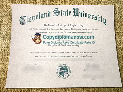 Cleveland State University Diploma