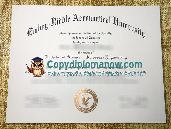 Embry–Riddle Aeronautical University Diploma