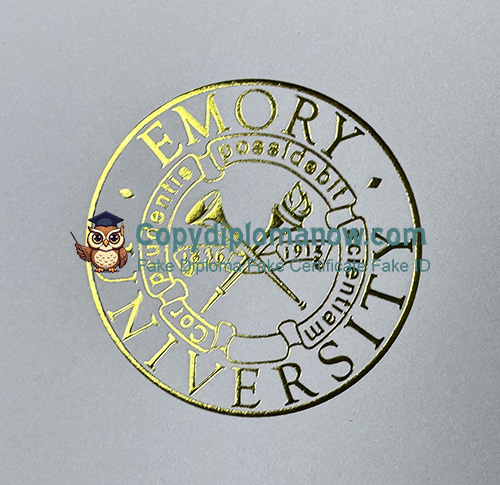 Emory University Diploma seal