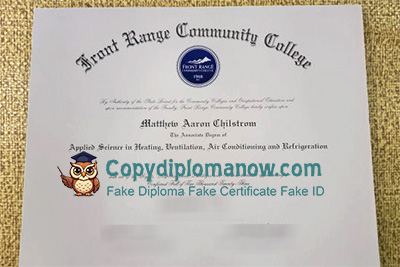 Front Range Community College Diploma
