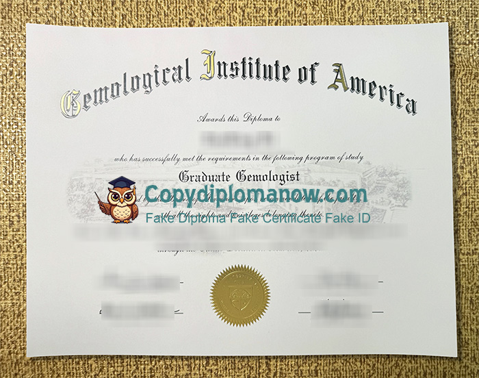 Gemological Institute of America Diploma, GIA Diploma